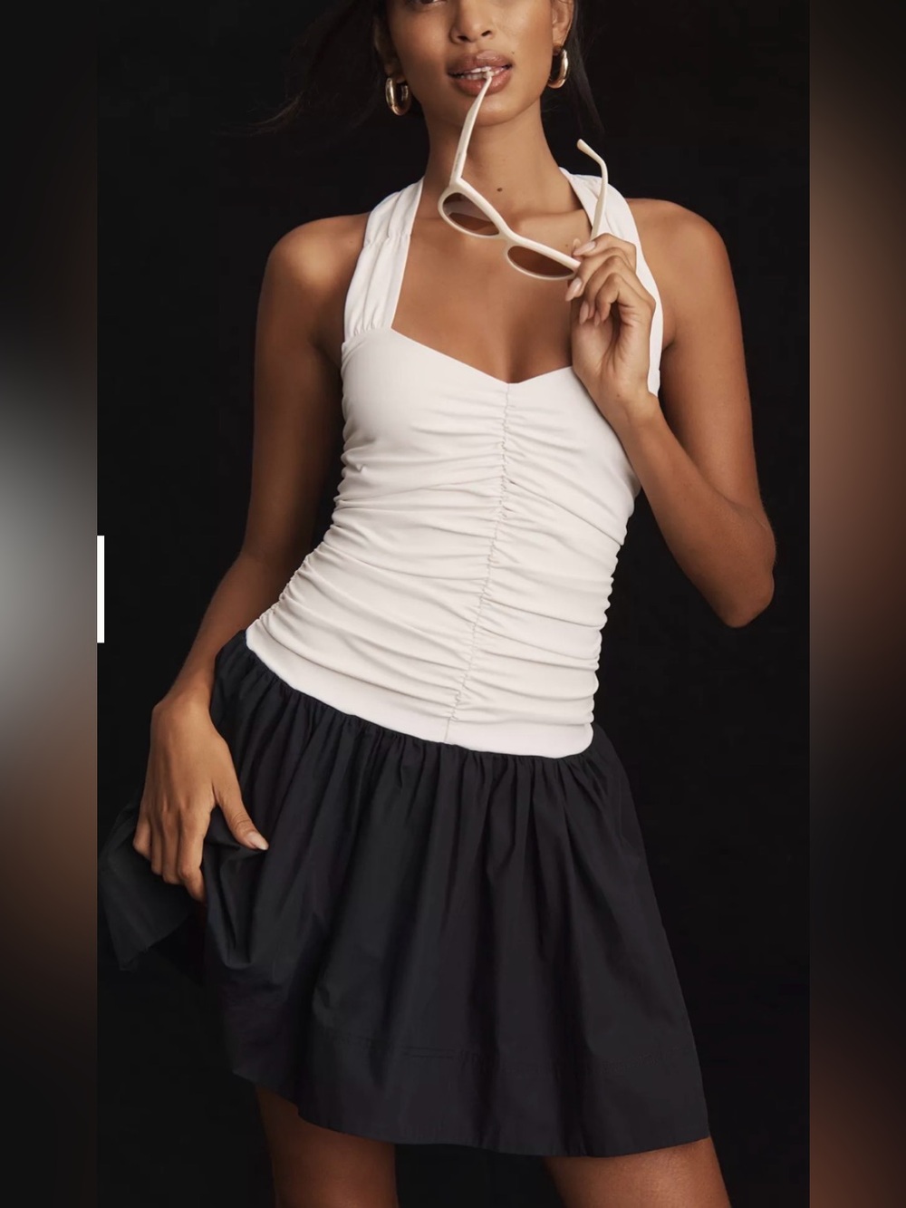 Anthropologie Maeve Halter Twofer Mini Dress NWT XL